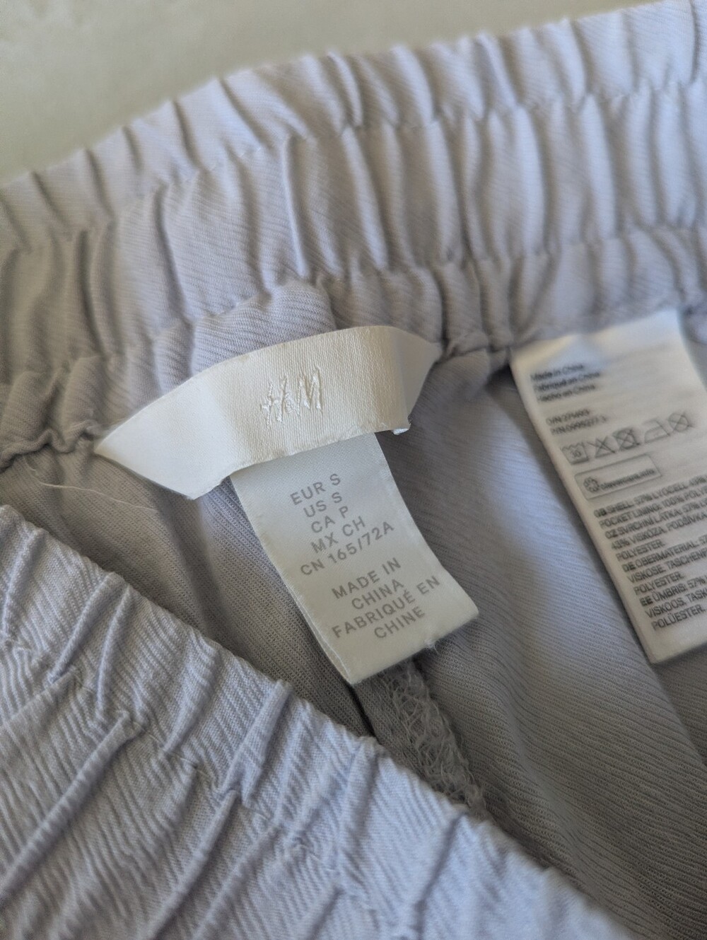 *3 For $15* H&M Light Blue Pull On Pants - Picture 4 of 5